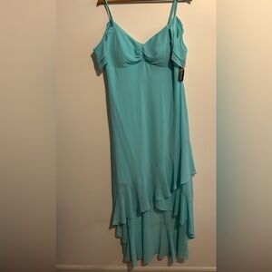 R & M Richards Aqua Dress